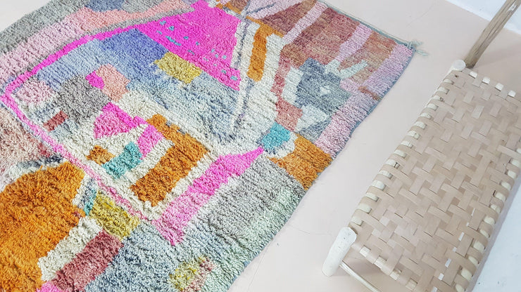 Large Azilal rug, 295 x 195 cm || 9.68 x 6.4 feet - KENZA & CO