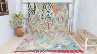 Large Azilal rug, 300 x 200 cm || 9.84 x 6.56 feet - KENZA & CO