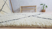 Large Beni Ouarain rug, 305 x 190 cm || 10.01 x 6.23 feet - KENZA & CO