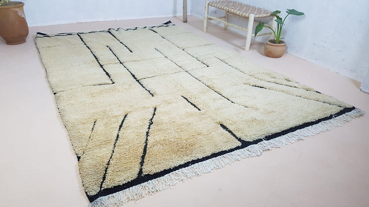Large Beni Ouarain rug, 310 x 200 cm || 10.17 x 6.56 feet - KENZA & CO