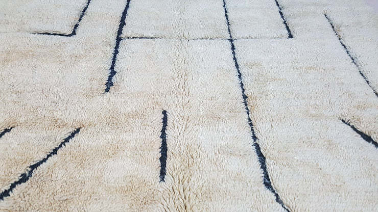 Large Beni Ouarain rug, 310 x 200 cm || 10.17 x 6.56 feet - KENZA & CO