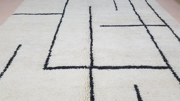 Large Beni Ouarain rug, 280 x 195 cm || 9.19 x 6.4 feet - KENZA & CO