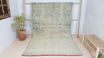 Large Beni Ouarain rug, 295 x 185 cm || 9.68 x 6.07 feet - KENZA & CO