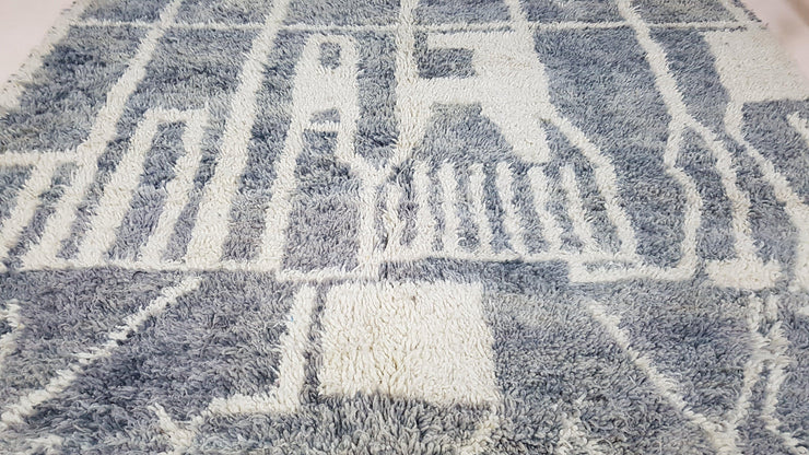 Large Beni Ouarain rug, 290 x 210 cm || 9.51 x 6.89 feet - KENZA & CO