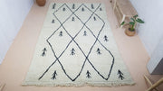 Large Beni Ouarain rug, 325 x 195 cm || 10.66 x 6.4 feet - KENZA & CO