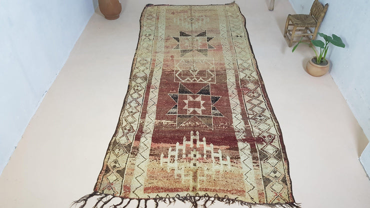 Vintage Boujaad rug, 355 x 155 cm || 11.65 x 5.09 feet - KENZA & CO