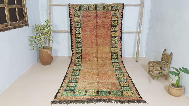 Vintage Boujaad rug, 335 x 145 cm || 10.99 x 4.76 feet - KENZA & CO