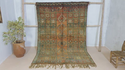 Vintage Boujaad rug, 235 x 160 cm || 7.71 x 5.25 feet