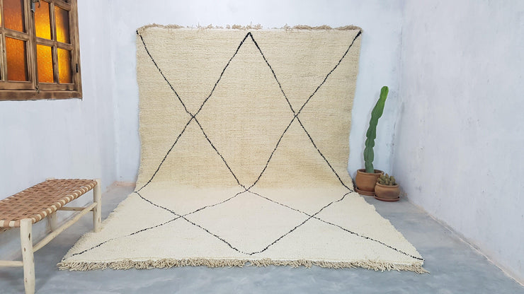 Large Beni Ouarain rug, 360 x 240 cm || 11.81 x 7.87 feet - KENZA & CO