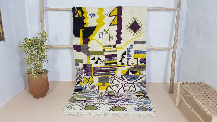 Handmade Azilal rug, 235 x 140 cm || 7.71 x 4.59 feet