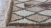 Handmade Berber Rug - 195 x 80 cm || 6.4 x 2.62 feet - KENZA & CO