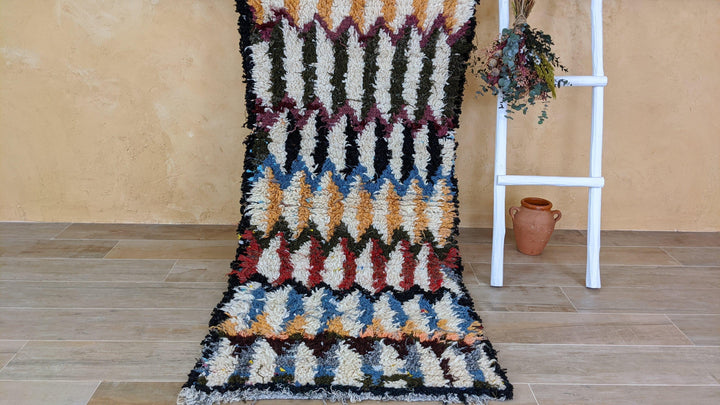 Handmade Berber Rug - 195 x 90 cm || 6.4 x 2.95 feet