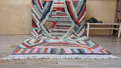 Handmade Azilal rug, 250 x 160 cm || 8.2 x 5.25 feet - KENZA & CO