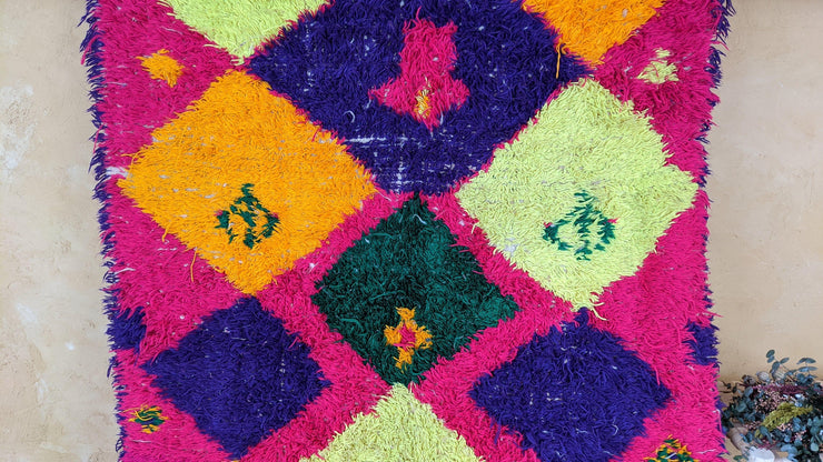 Vintage Boujaad rug, 280 x 160 cm || 9.19 x 5.25 feet - KENZA & CO