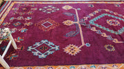 Vintage Boujaad rug, 530 x 220 cm || 17.39 x 7.22 feet - KENZA & CO