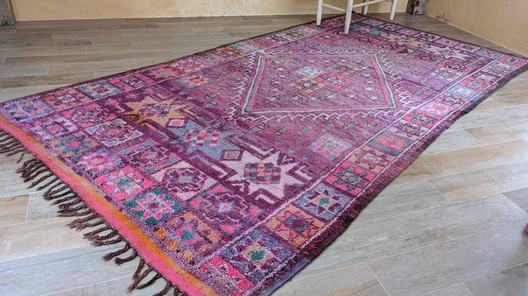 Vintage Boujaad rug, 400 x 200 cm || 13.12 x 6.56 feet - KENZA & CO