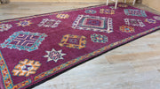 Vintage Boujaad rug, 425 x 200 cm || 13.94 x 6.56 feet - KENZA & CO
