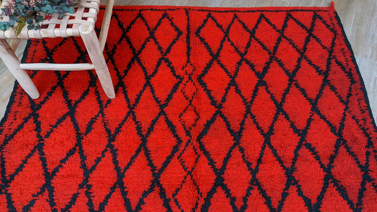 Vintage Boujaad rug, 310 x 165 cm || 10.17 x 5.41 feet - KENZA & CO