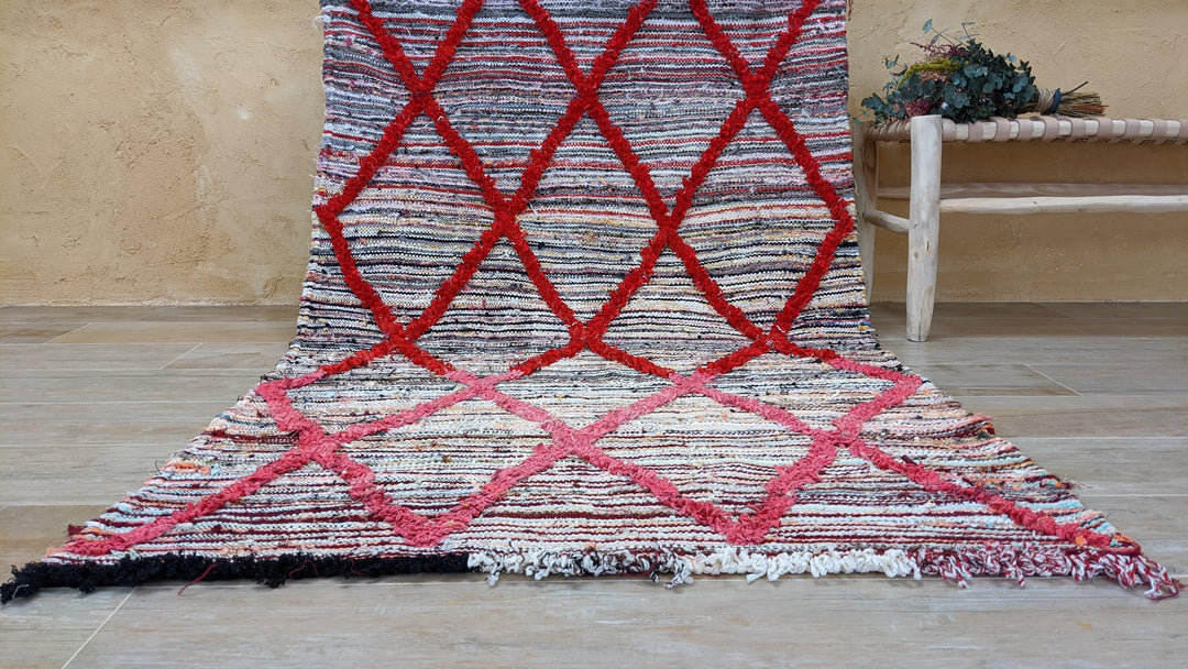 Turkish vintage rug small runner newest rug small moroccon rug interior vintage rug 3.6x1.8 FT turkish kilim rug 2x4 vintage rug red Brown rug wool