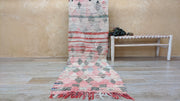 Vintage Berber Rug - 240 x 65 cm || 7.87 x 2.13 feet - KENZA & CO