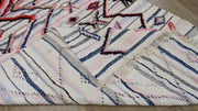 Large Boucherouite Rug, 295 x 170 cm || 9.68 x 5.58 feet - KENZA & CO