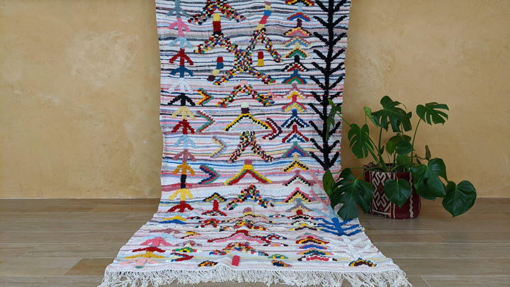 Boucherouite Rug, 250 x 125 cm || 8.2 x 4.1 feet