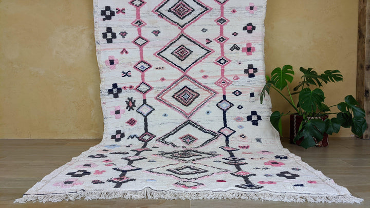 Large Boucherouite Rug, 290 x 180 cm || 9.51 x 5.91 feet