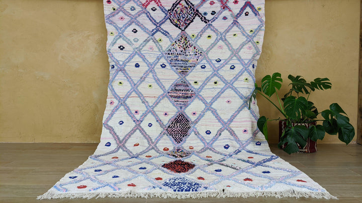 Large Boucherouite Rug, 280 x 170 cm || 9.19 x 5.58 feet