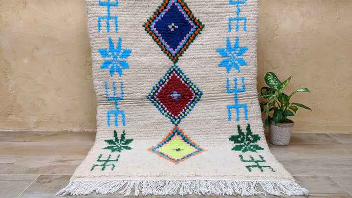Handmade Azilal rug - 150 x 100 cm || 4.92 x 3.28 feet