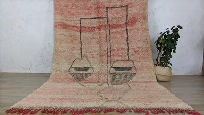 Large Azilal rug, 285 x 185 cm || 9.35 x 6.07 feet - KENZA & CO