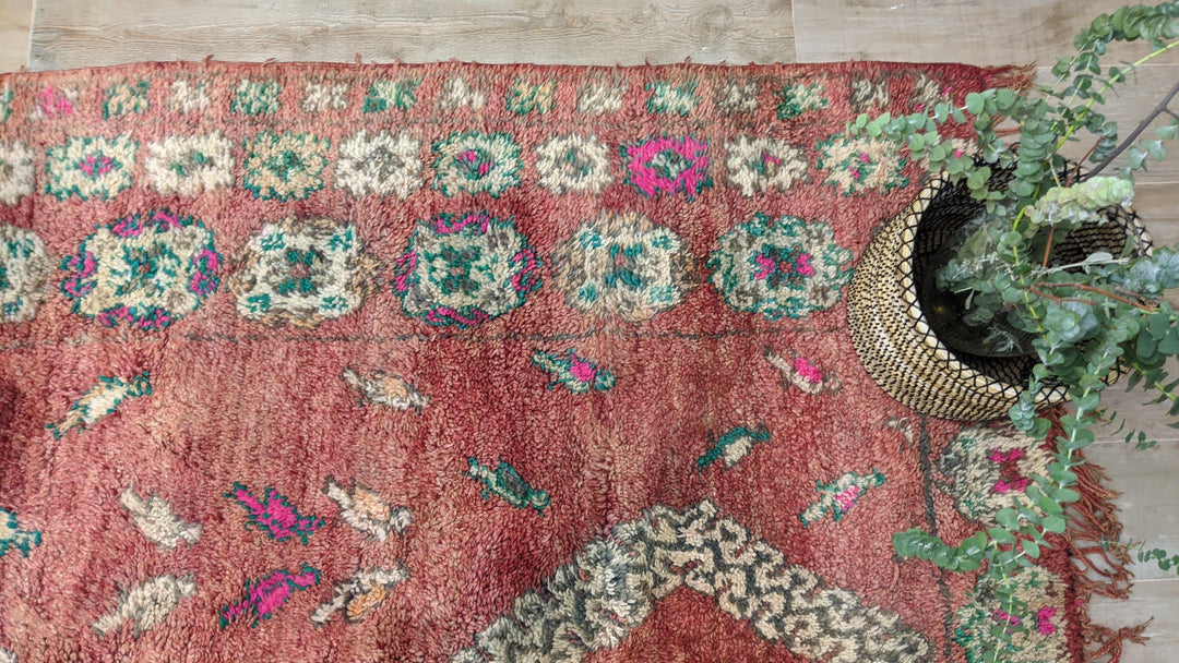 ヴィンテージ　ブジャドラグ Vintage Boujaad rug, 300 x 210 cm || 9.84 x 6.89 feet