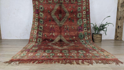 Vintage Boujaad rug, 300 x 210 cm || 9.84 x 6.89 feet - KENZA & CO