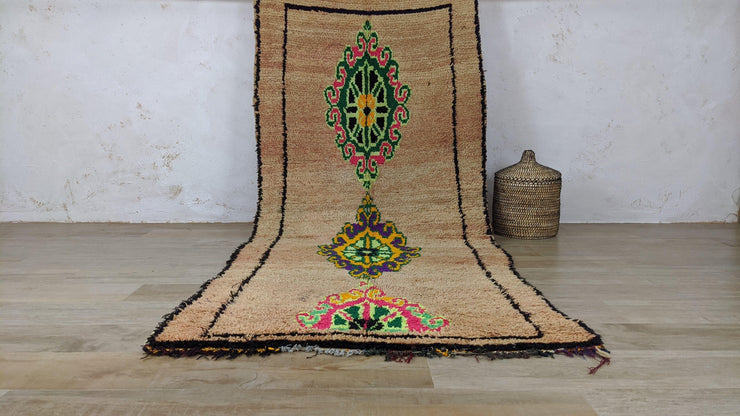 Vintage Boujaad rug, 250 x 110 cm || 8.2 x 3.61 feet - KENZA & CO